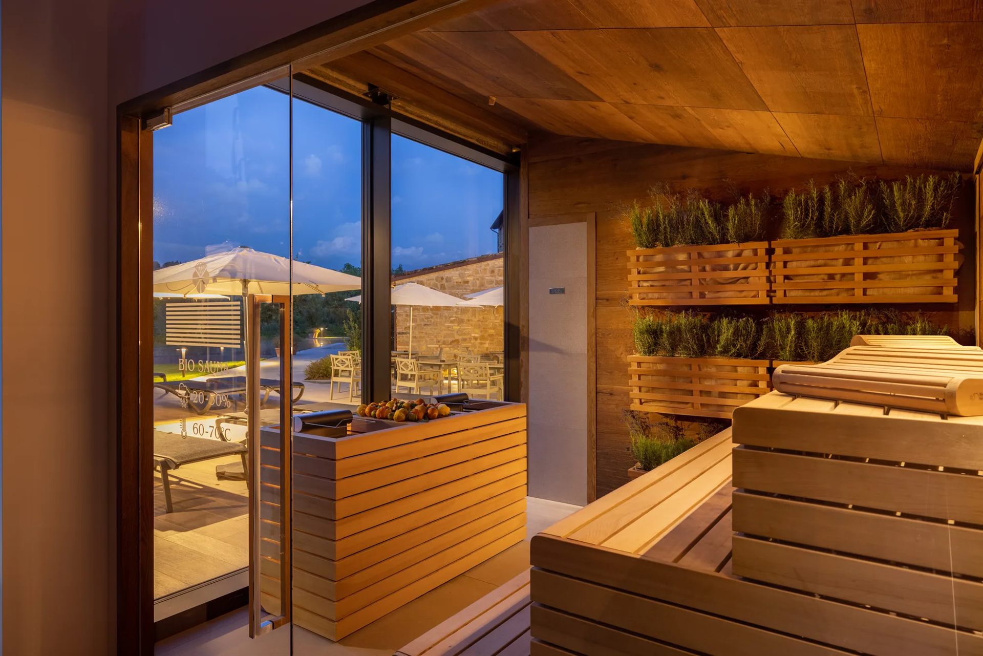 Kruidensauna van Myrtha Wellness
